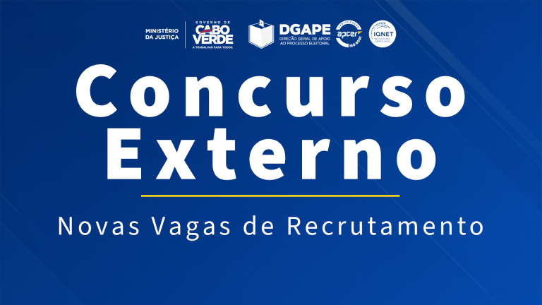 Concurso Externo : Novas vagas de recrutamento