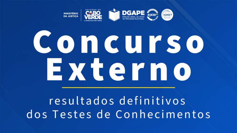 DGAPE divulga resultado dos testes de conhecimento